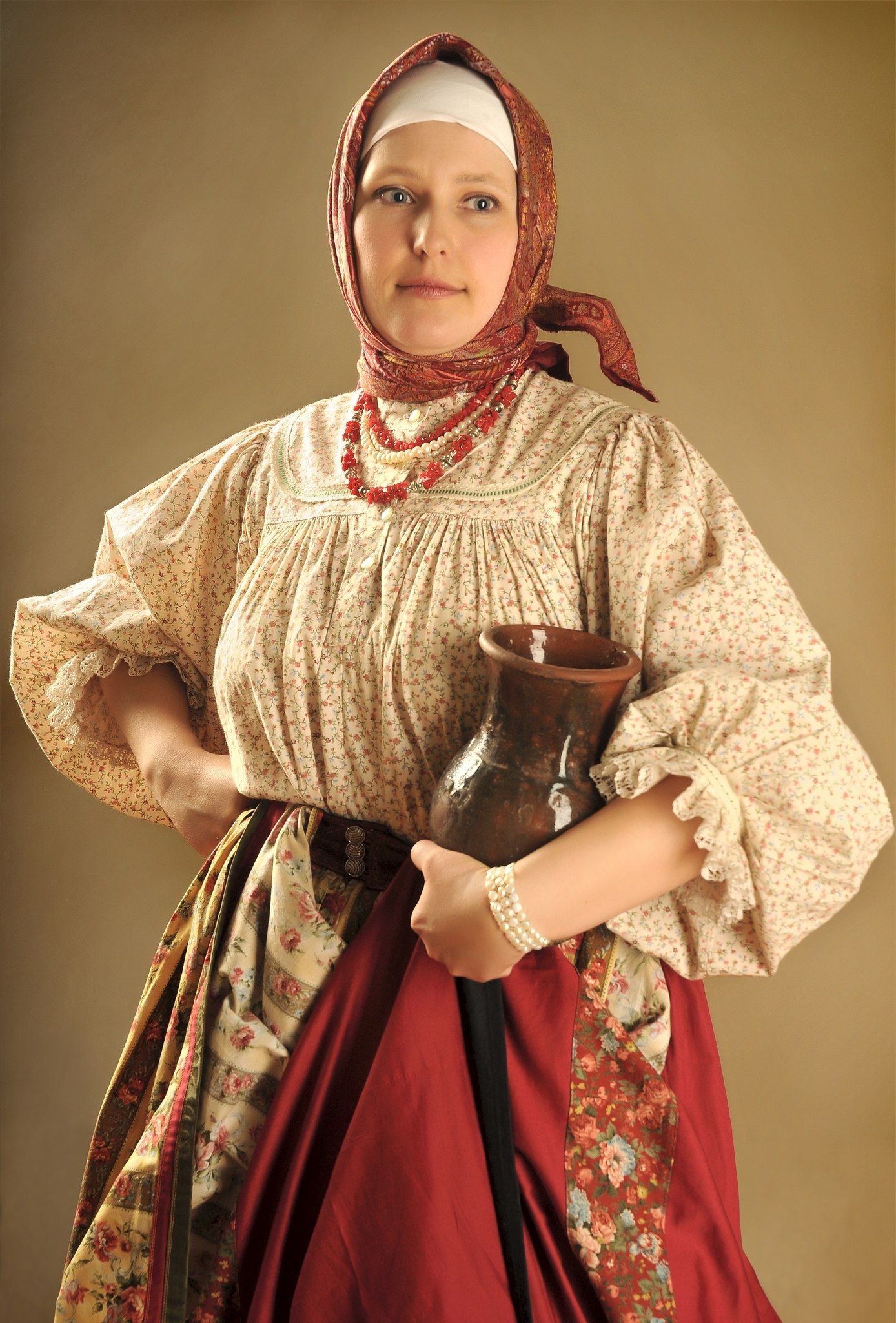 Girls in Slavic costumes in Anqing