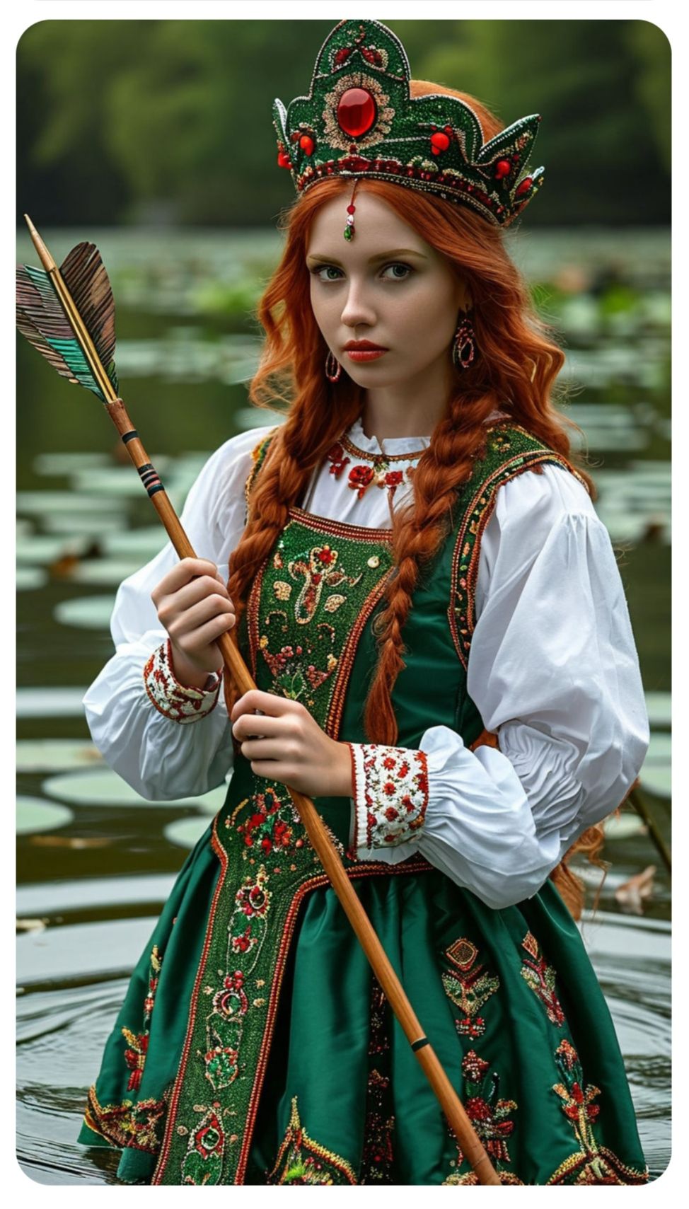 Nude girl Girls in Slavic costumes in Anqing